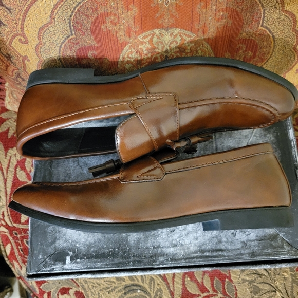 Handmade Men's Loafers by GACCOSHOES Size 44(11) Brown - Picture 2 of 4